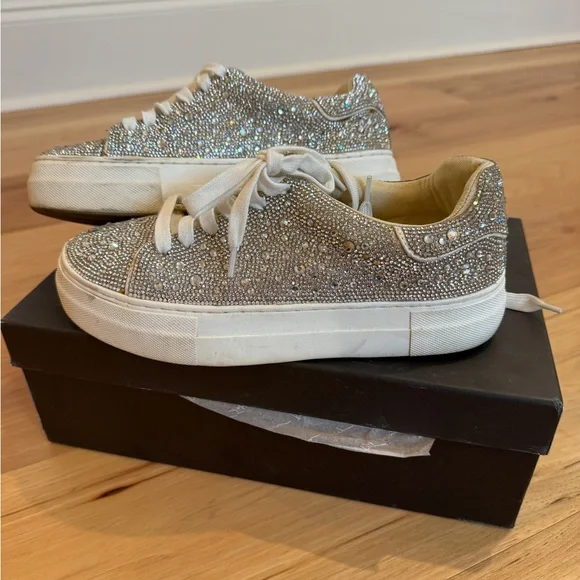 Betsey Johnson Sidny Rhinestone sneakers - Picture 4 of 6